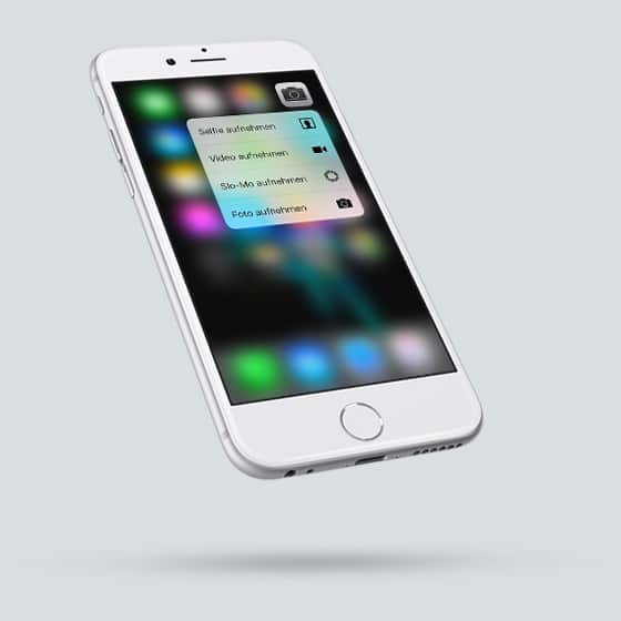 3D Touch iPhone 6s